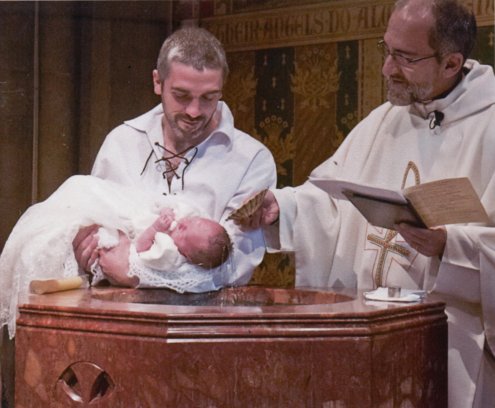An Infant Baptism at St Alban's Church
