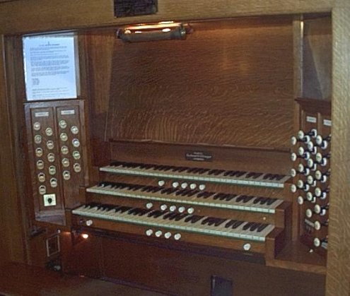 View of the Organ Console